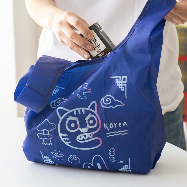 Hello Korea Small Reusable Bag -  Korea Tiger
