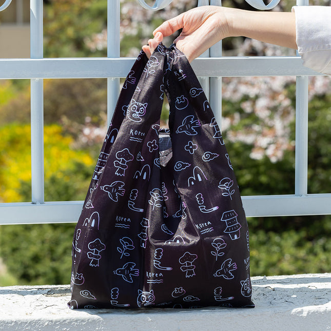 Hello Korea Small Reusable Bag - Traditional Motif