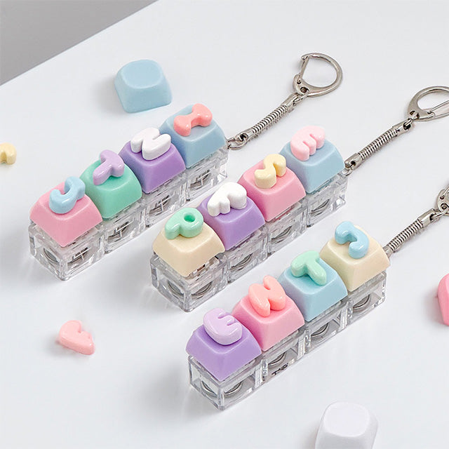 MBTI Light Keycap Keyring