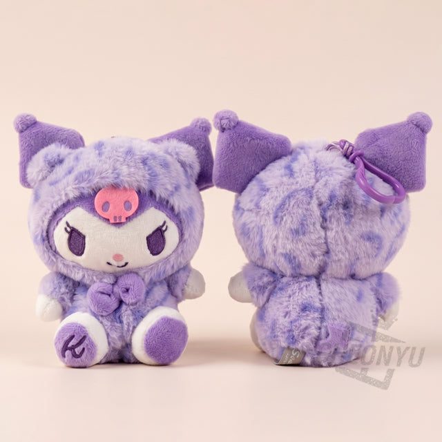 Sanrio Leopard Print Bag Charm 13cm_Kuromi