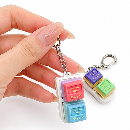 TV Character Double-Button Clicker Keychain (Random)
