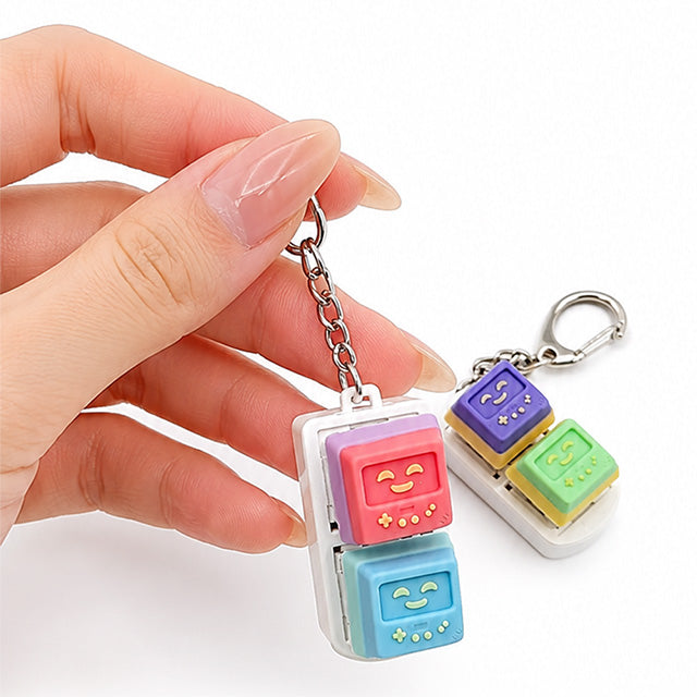 TV Character Double-Button Clicker Keychain (Random)