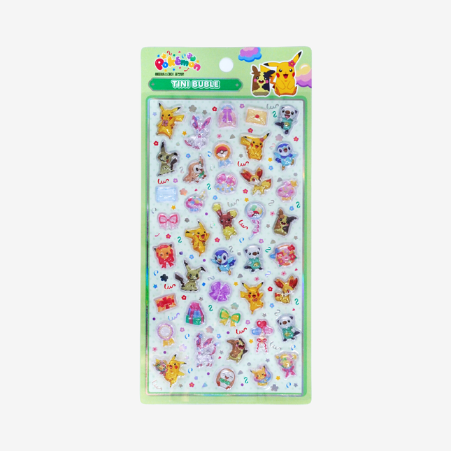 3D Crystal Sticker Pokemon Series - Happy Birthday, Pokémon
