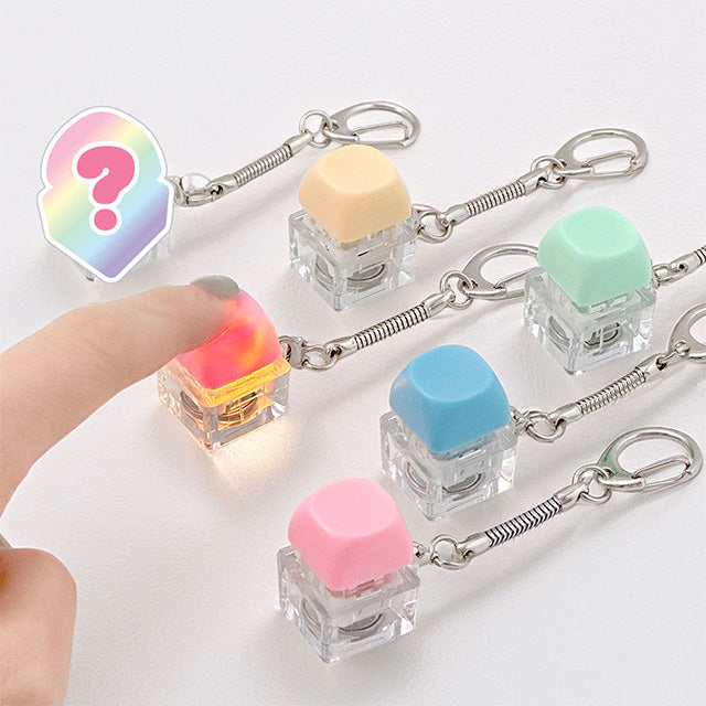 LED Keycap Keyboard Random Keychain (Set of 24)