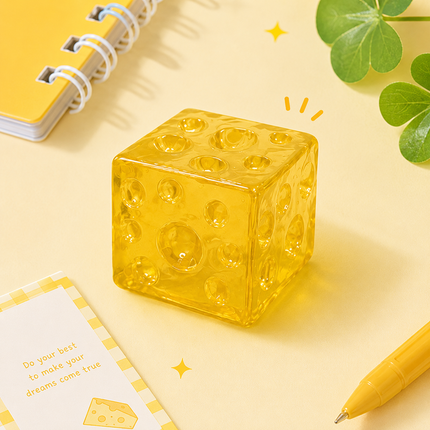 Square Cheese Clear Slime