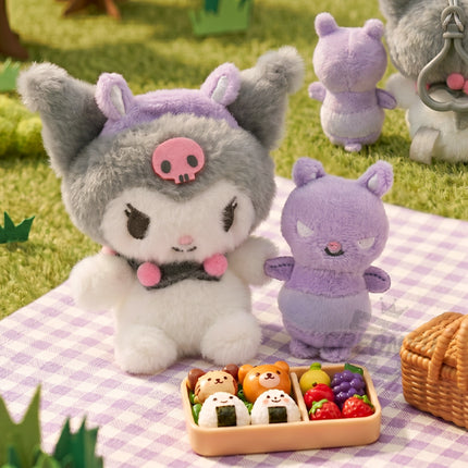 Sanrio Friends Picnic Keychain 13cm_ Kuromi