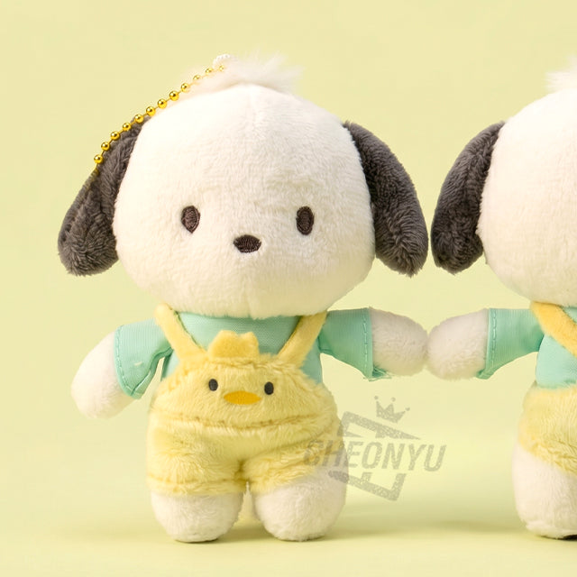 Sanrio Shoulder strap Keychain 10cm_ Pochacco