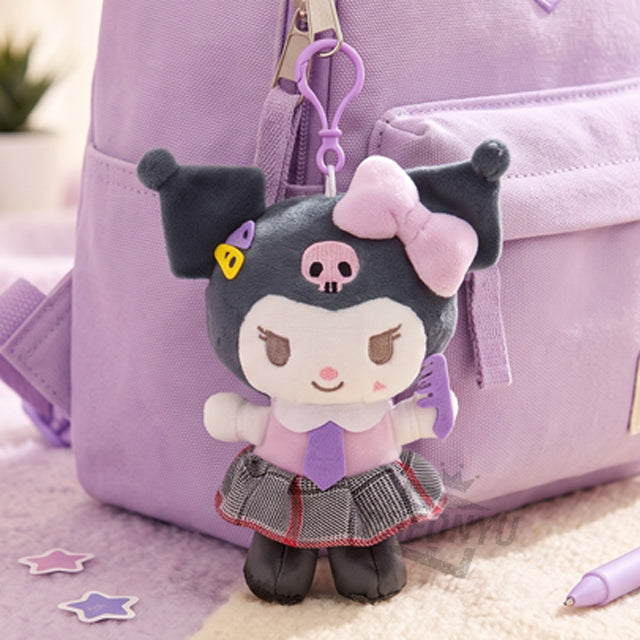 Sanrio School Look Bag Charm 13cm_ Kuromi