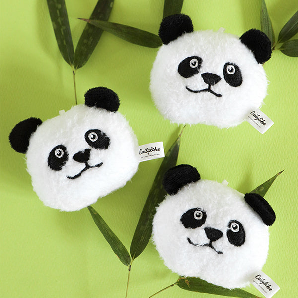 Animal face keyring - 01 Panda
