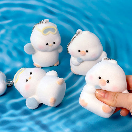 Fluffy Squishy Keyring, Random