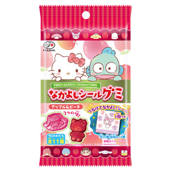 Fujiya Peko ×Sanrio Nakayoshi Seal Gummy 6pcs