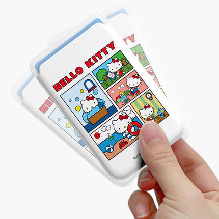 Hello Kitty Cartoon Magsafe Card Slot (Matte) - White