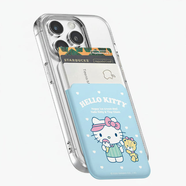 Hello Kitty Icecream Magsafe Card Slot (Matte) - Blue
