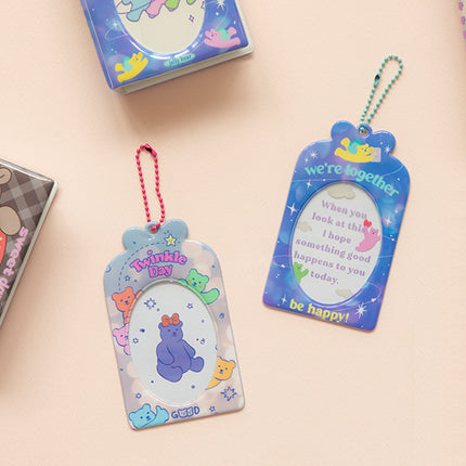 Jelly bear card holder - 02 Be happy