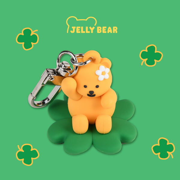 Jelly bear toy keyring - 07 Clover
