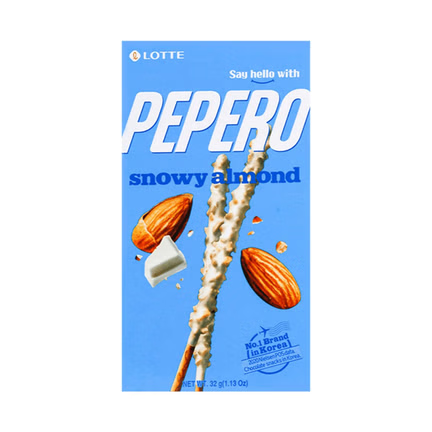 [LOTTE] Pepero Snowy almond 32g (SALE)