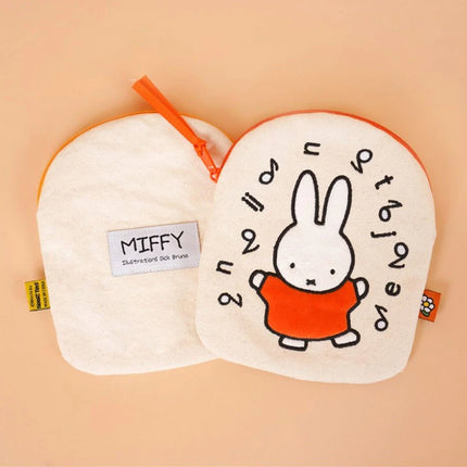 Miffy Embroidered Pouch - Orange