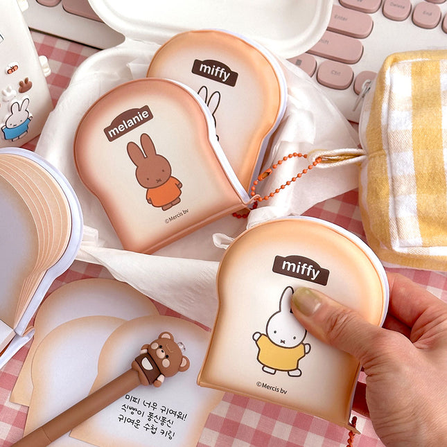 Miffy Toast Note Keyring, Random