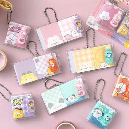 Miniz Buddy Notebook Keyring, Random