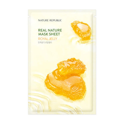 [Nature Republic] (EU) Real Nature Mask Sheet/ Royal Jelly 23ml (SALE)