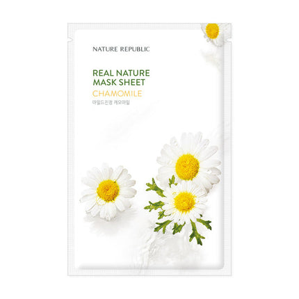 [Nature Republic] (EU) Real Nature Mask Sheet/ Chamomile 23ml (SALE)