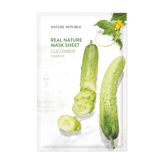 [Nature Republic] (EU) REAL NATURE SHEET MASK CUCUMBER 23ml