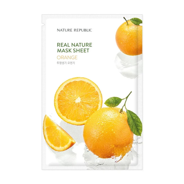 [Nature Republic] (EU) Real Nature Mask Sheet/ Orange 23ml (SALE)