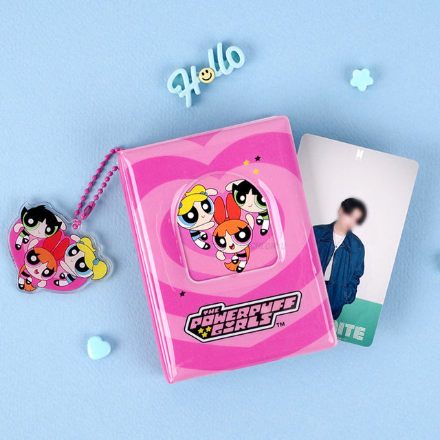 Powerpuff Girls photo card album - hot pink