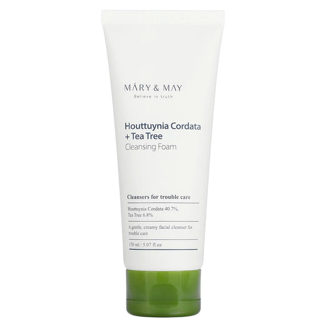 [Mary&May] Houttuynia Cordata + Tea Tree Cleansing Foam 150ml