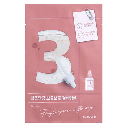 [Numbuzin] No.3 Tingle-Pore Softening Sheet Mask