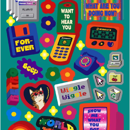 Removable Deco Sticker - Wiggle Friends (SALE)
