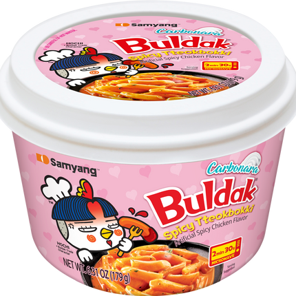 [SAMYANG] Buldak Carbonara Cup Topokki 179g