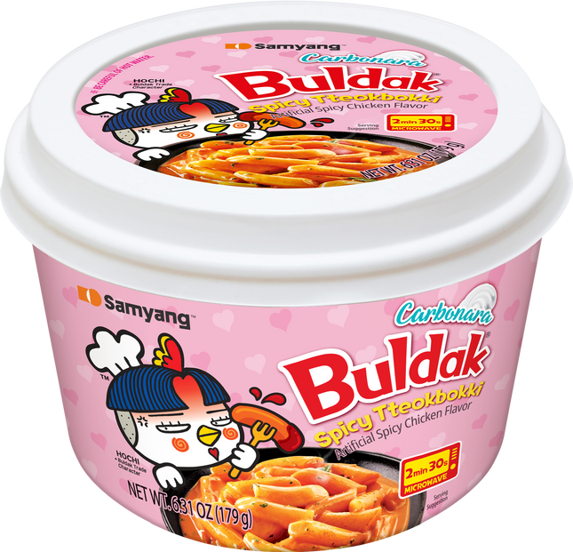 [SAMYANG] Buldak Carbonara Cup Topokki 179g