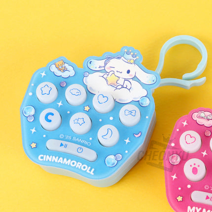 Sanrio Characters Push Bang Game Keyring_Cinnamoroll