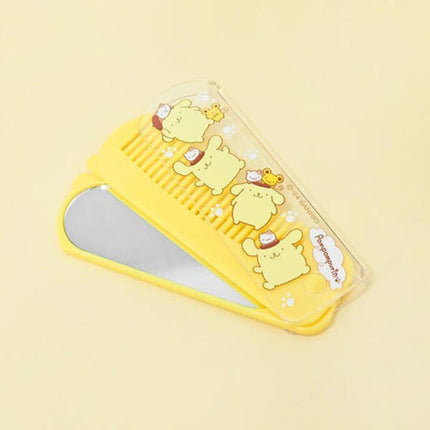 Sanrio Folding Comb and Mirror Set - Pochacco