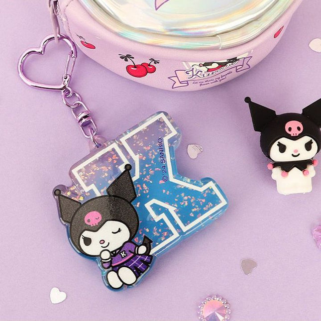 Sanrio Initial Glossy Keyring_Kuromi