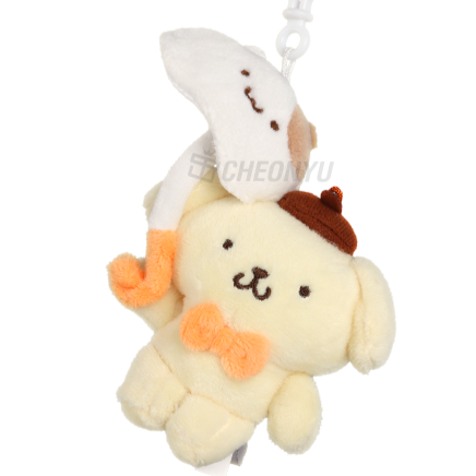 Sanrio Rain Bag Charm 8cm - Pompompurin