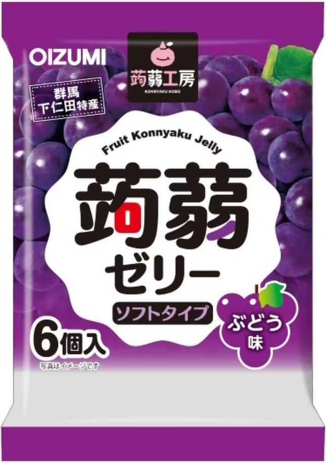 Shimonita konjac kobo konjac jelly grape flavor 112g