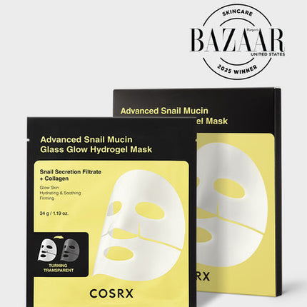 [COSRX] Advanced Snail Mucin Glass Glow Hydrogel Mask