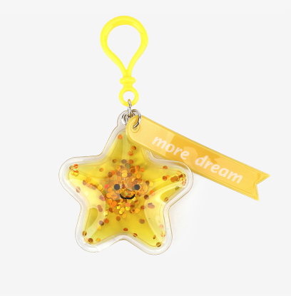 Soft glitter water key ring - 03 Dream