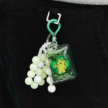 Soft water charm key ring - 02 Lucky charm