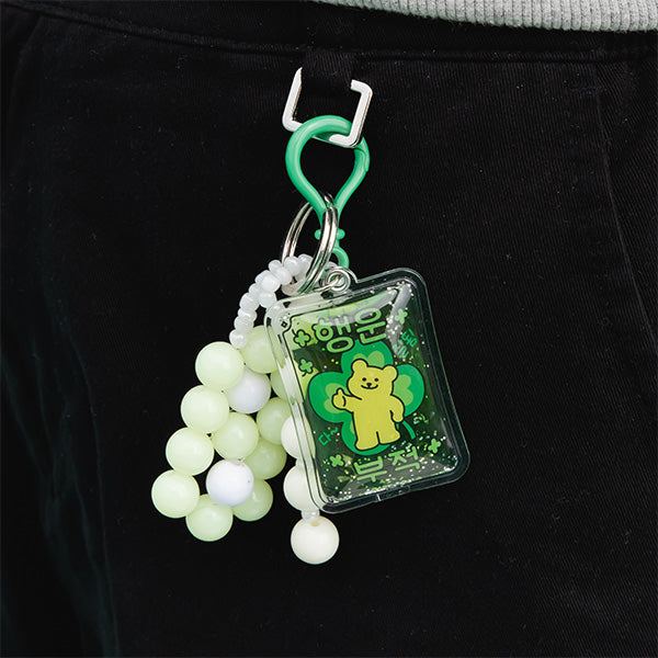 Soft water charm key ring - 02 Lucky charm