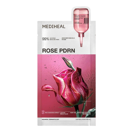 [Mediheal] Rose Pdrn Essential Mask_Healthy Glow 24ml (1pc/10pcs)
