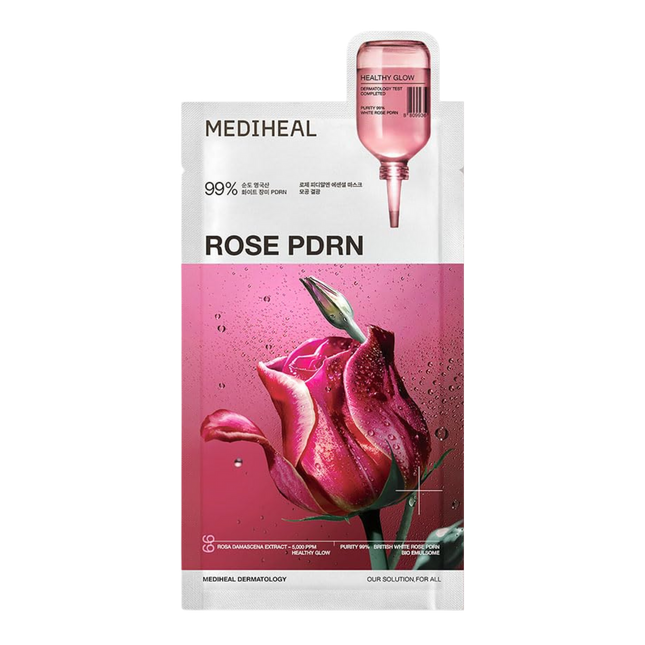 [Mediheal] Rose Pdrn Essential Mask_Healthy Glow 24ml (1pc/10pcs)