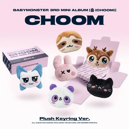 BABYMONSTER - 3rd MINI ALBUM [CHOOM] (Plush Keyring Ver.)