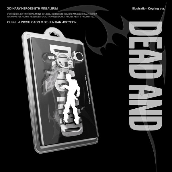 Xdinary Heroes - 8th Mini Album [DEAD AND] (Illustration Keyring Ver.)