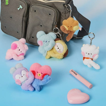 BT21 Minini Hug Me Magnet Plush Keyring