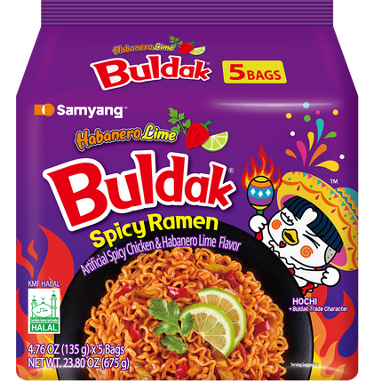 [SAMYANG] Buldak Ramen Habanero Lime 115g