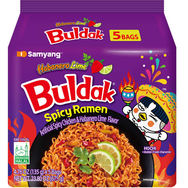 [SAMYANG] Buldak Ramen Habanero Lime 115g