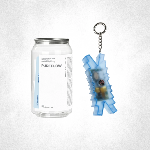 LE SSERAFIM - 2nd Studio Album [PUREFLOW] pt.1 (Mini Camera Ver.) (Blue Ver.)